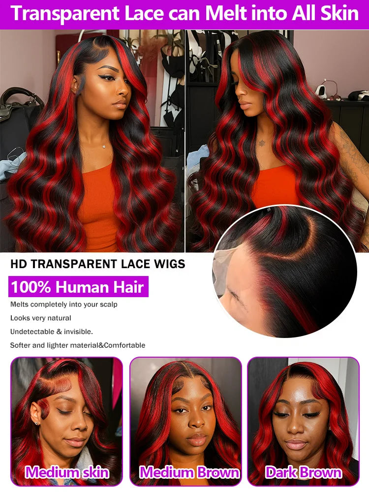 Burgundy BabyGirl Wig