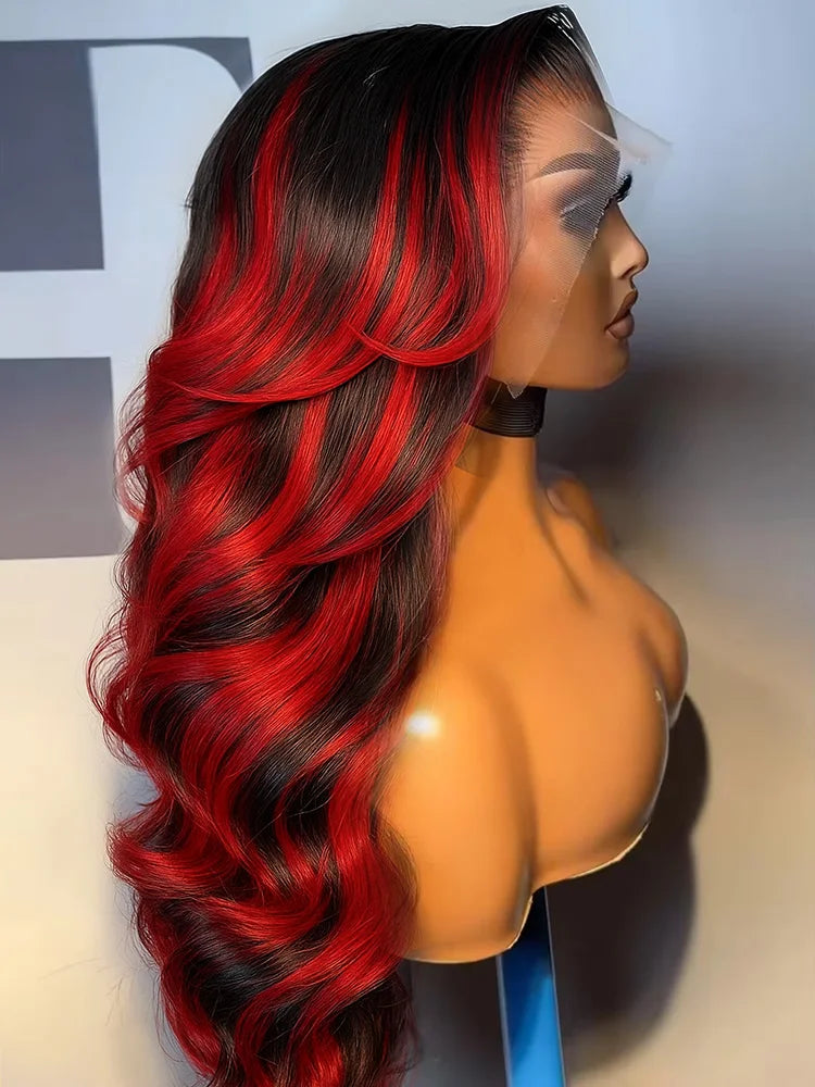 Burgundy BabyGirl Wig