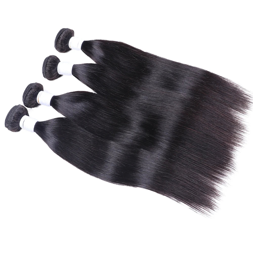 Bone Straight 100% Real Human Hair Straight Human Hair Bundles