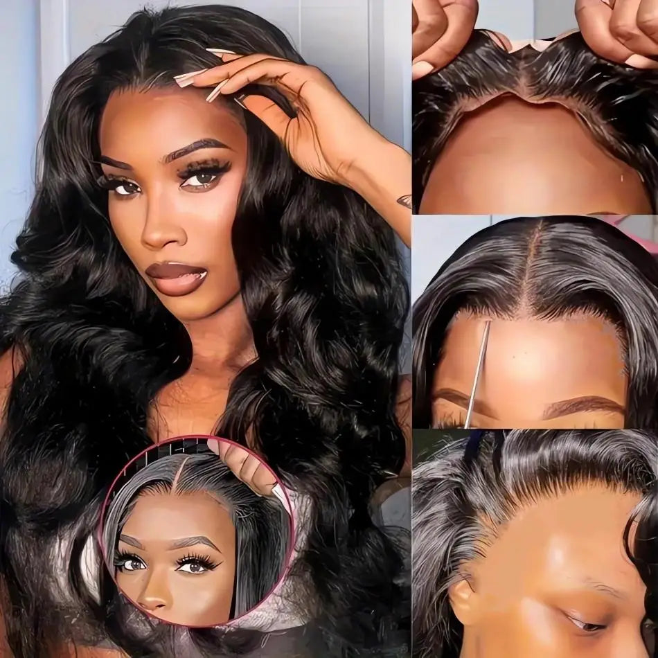 Body wave Wigs Glueless Wig Human Hair Ready To Wear