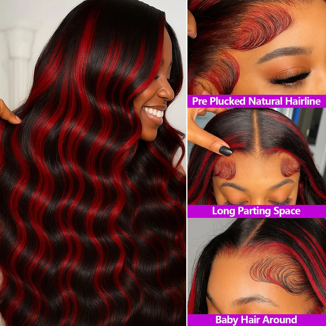 Burgundy BabyGirl Wig