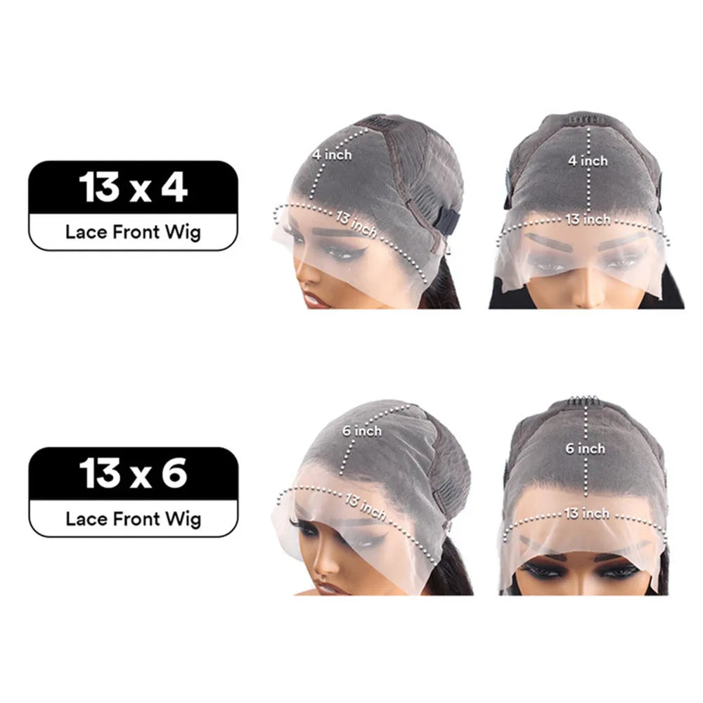 Hd Transparent Body Wave Lace Front Wig Colored Highlight Human Hair Wigs