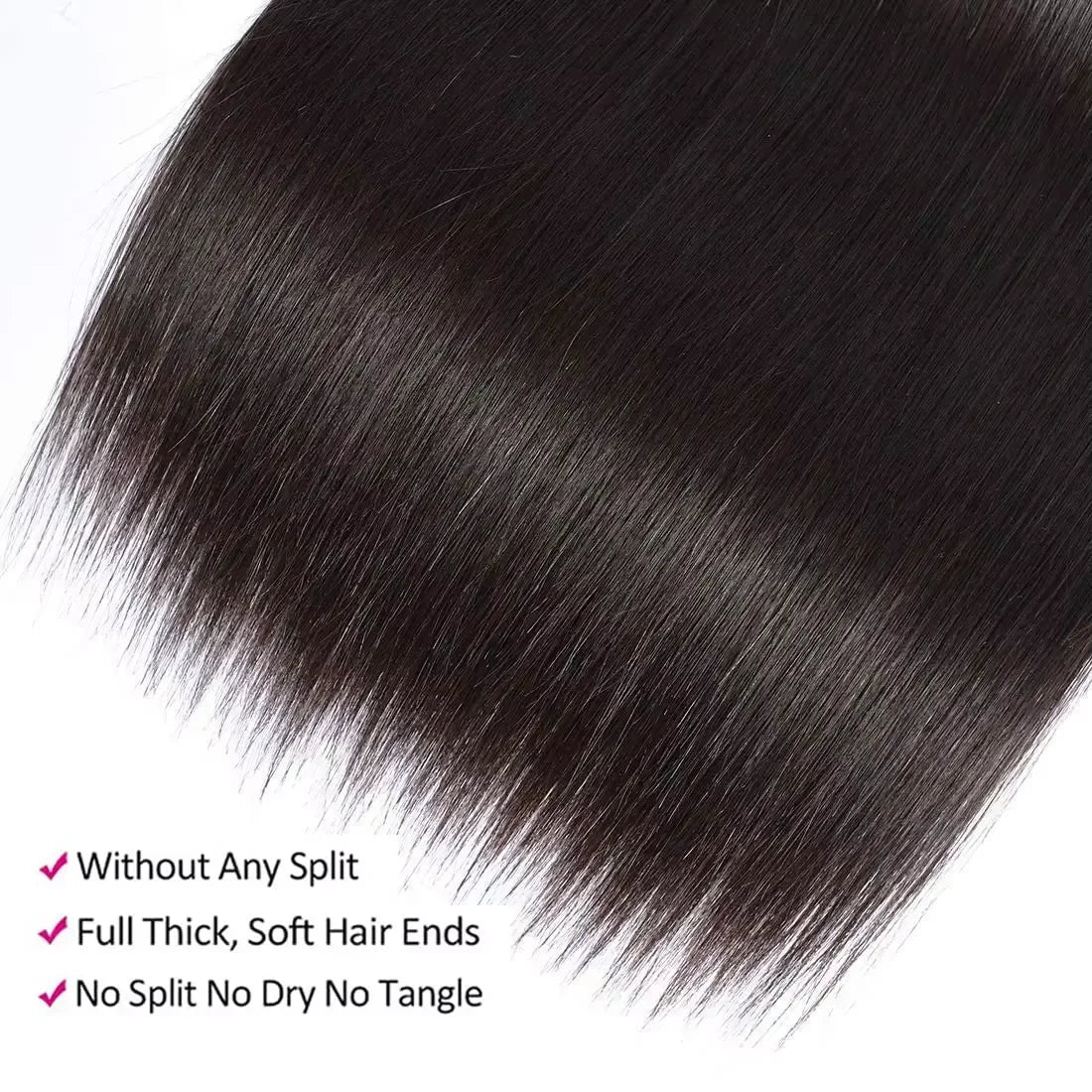 Bone Straight 100% Real Human Hair Straight Human Hair Bundles