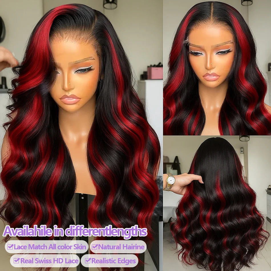 Burgundy BabyGirl Wig